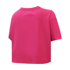 NHL Tampa Bay Lightning Pro Standard Women's Triple Pink Cropped Boxy T-Shirt