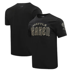 NHL Black Seattle Kraken Pro Standard Wordmark T-Shirt