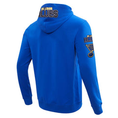 NHL Blue St. Louis Blues Pro Standard Classic Chenille Full-Zip Hoodie Jacket