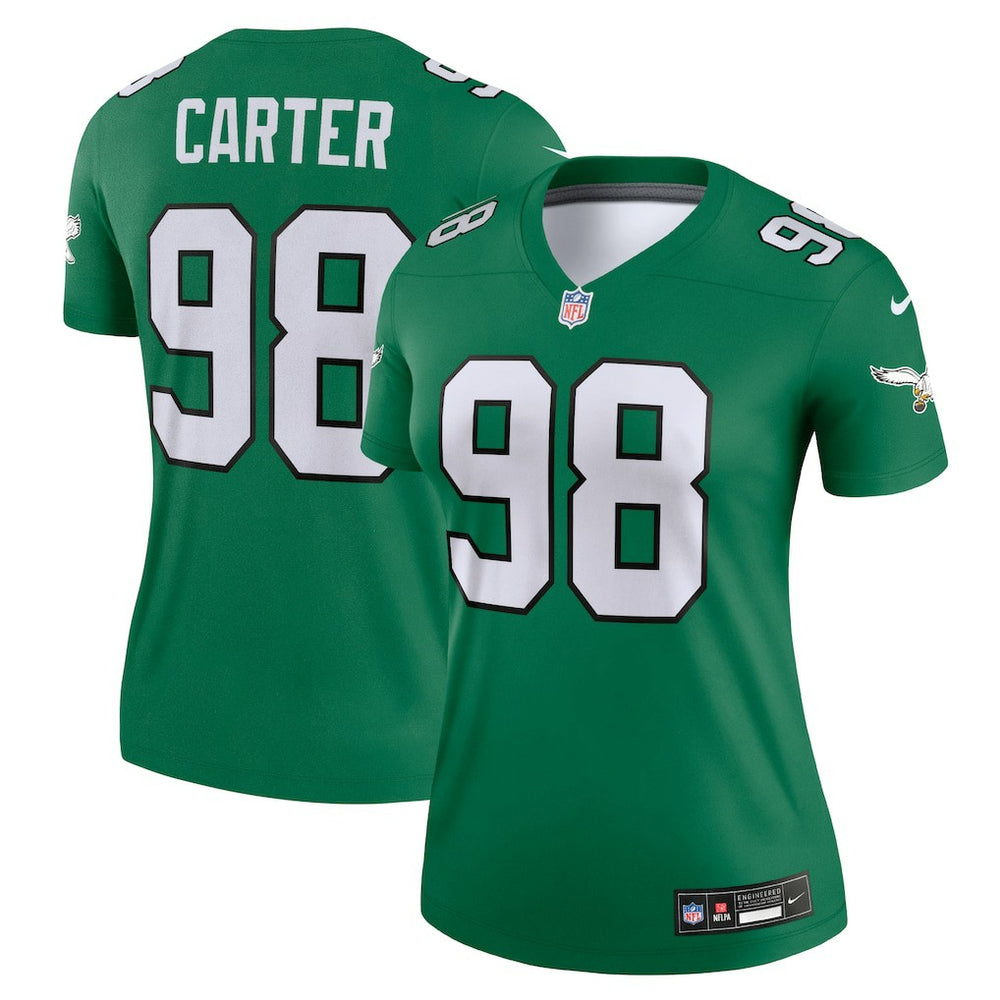 Jalen Carter Women's Alternate Legend Player Performance Top - Philadelphia Eagles