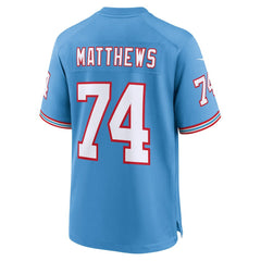 Bruce Matthews Retired Player Alternate Game Jersey - Tennessee Titans