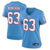 Mike Munchak Women's Oilers Throwback Retired Player Game Jersey - Tennessee Titans