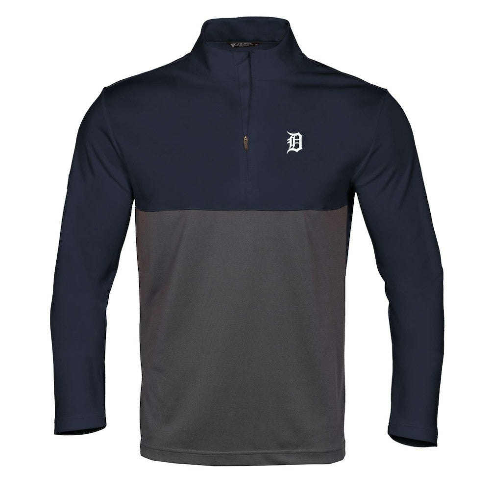 MLB Detroit Tigers Levelwear Pursue Insignia 2.0 Quarter-Zip Pullover Top