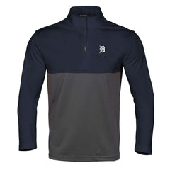 MLB Detroit Tigers Levelwear Pursue Insignia 2.0 Quarter-Zip Pullover Top