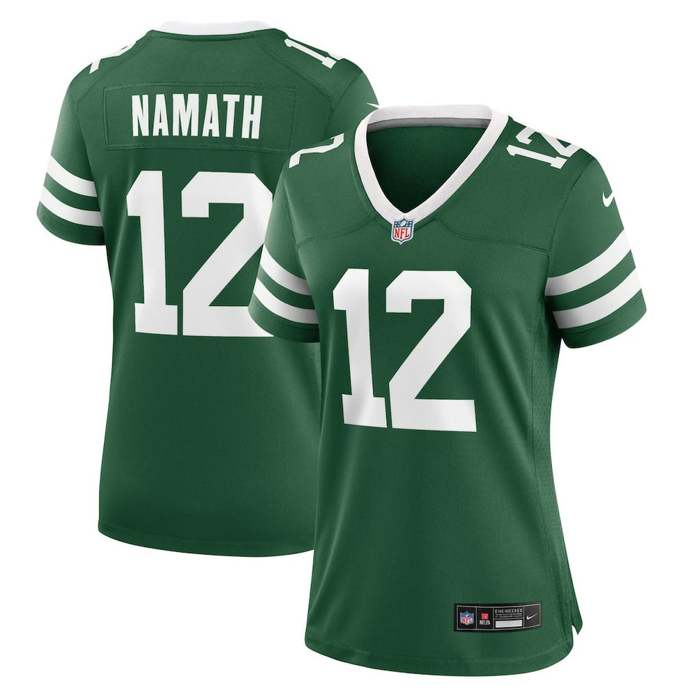 Joe Namath Women's Retired Player Game Jersey - New York Jets