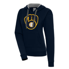 MLB Milwaukee Brewers Antigua Women's Victory Pullover Hoodie
