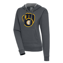 MLB Milwaukee Brewers Antigua Women's Victory Pullover Hoodie