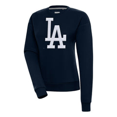 MLB Los Angeles Dodgers Antigua Women's Victory Chenille Pullover Sweatshirt