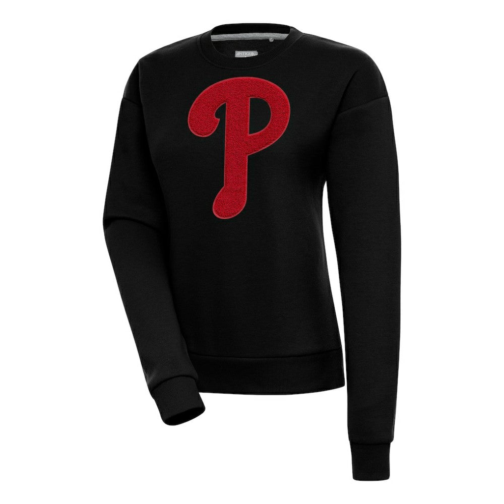 MLB Philadelphia Phillies Antigua Women's Victory Chenille Pullover Sweatshirt