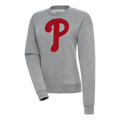 MLB Philadelphia Phillies Antigua Women's Victory Chenille Pullover Sweatshirt