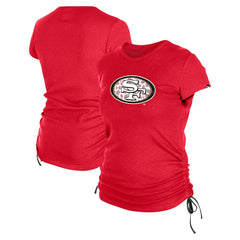 Women's Ruched Side T-Shirt - San Francisco 49ers