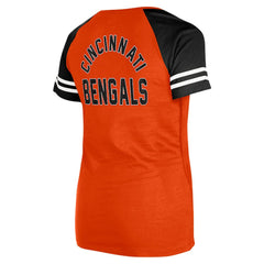 Women's Lace-Up Raglan T-Shirt - Cincinnati Bengals