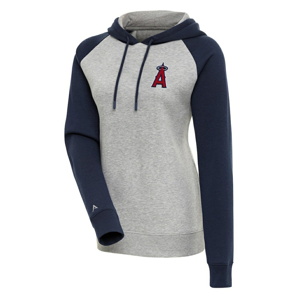 MLB Los Angeles Angels Antigua Women's Victory Raglan Sleeve Pullover Hoodie