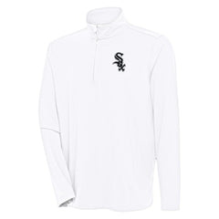 MLB Chicago White Sox Antigua Hunk Quarter-Zip Pullover Top