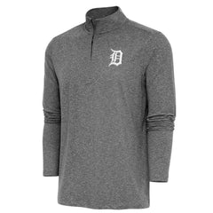 MLB Detroit Tigers Antigua Hunk Quarter-Zip Pullover Top