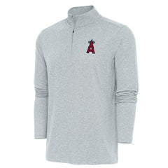 MLB Los Angeles Angels Antigua Hunk Quarter-Zip Pullover Top