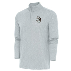 MLB San Diego Padres Antigua Hunk Quarter-Zip Pullover Top