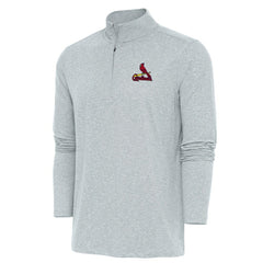MLB St. Louis Cardinals Antigua Hunk Quarter-Zip Pullover Top