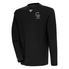 MLB Colorado Rockies Antigua Flier Bunker Pullover Sweatshirt