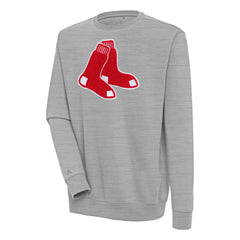 MLB Boston Red Sox Antigua Victory Crewneck Chenille Pullover Sweatshirt