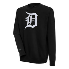 MLB Detroit Tigers Antigua Victory Crewneck Chenille Pullover Sweatshirt