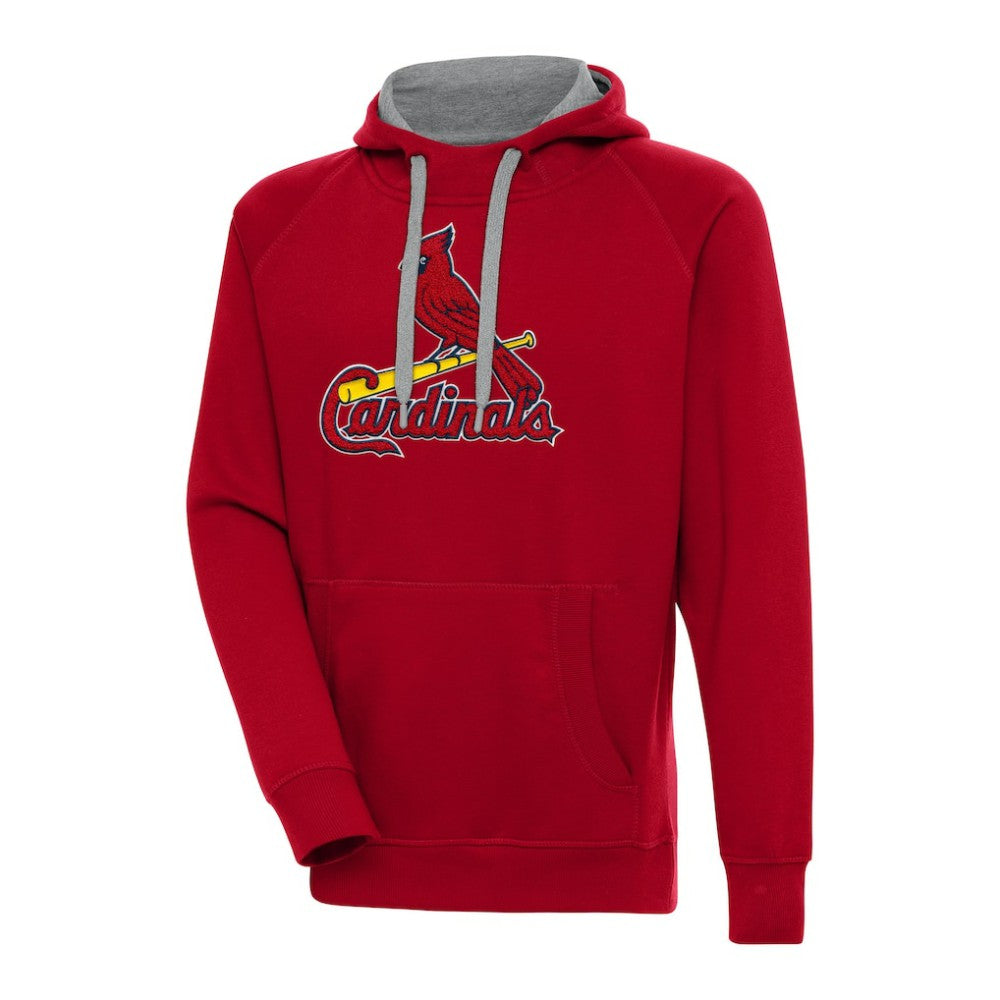 MLB St. Louis Cardinals Antigua Victory Chenille Pullover Hoodie