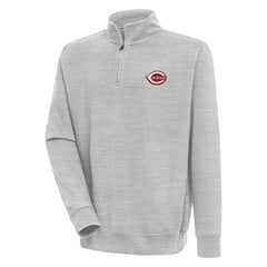 MLB Cincinnati Reds Antigua Victory Quarter-Zip Pullover Top