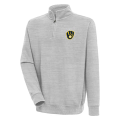 MLB Milwaukee Brewers Antigua Victory Quarter-Zip Pullover Top