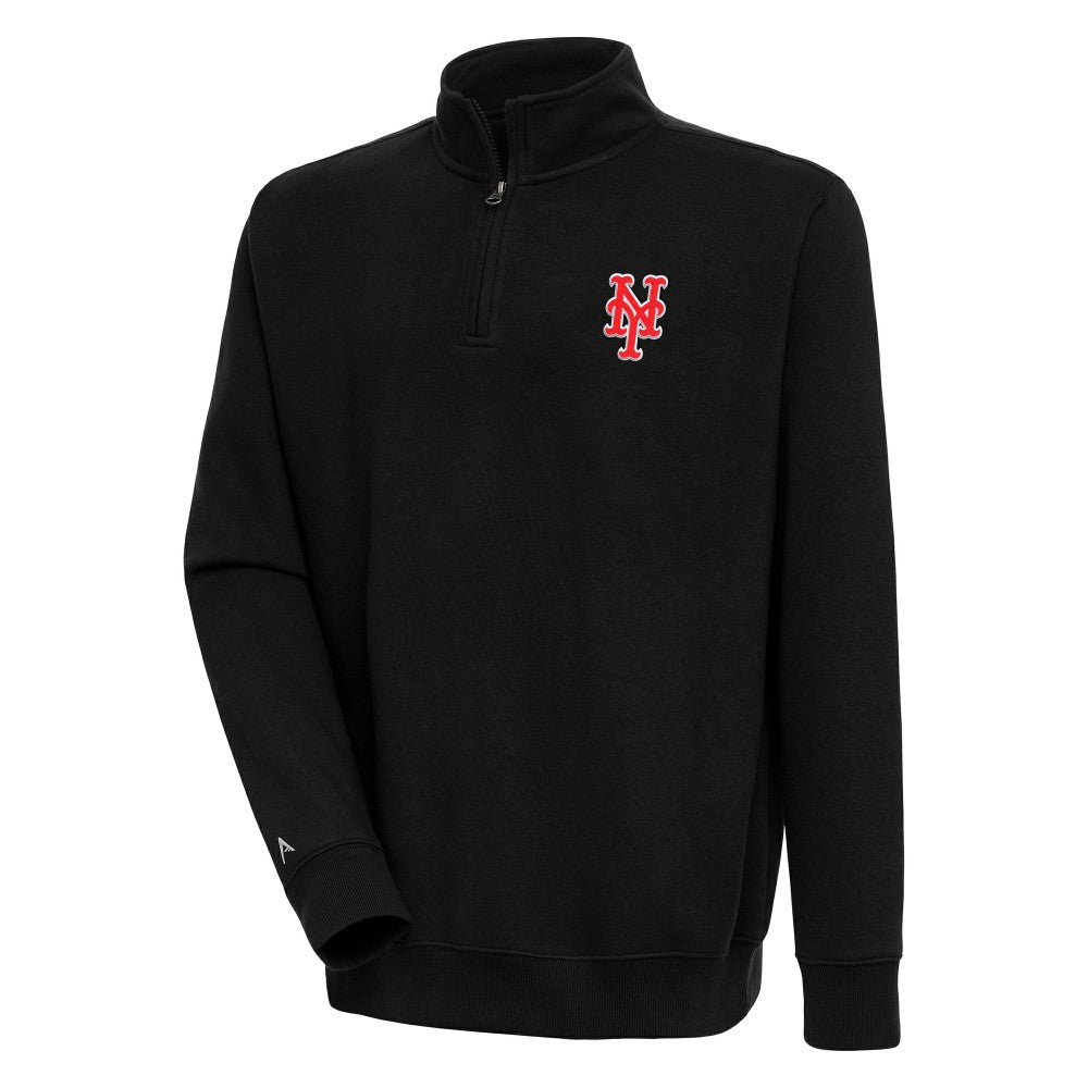 MLB New York Mets Antigua Victory Quarter-Zip Pullover Top
