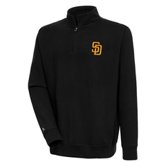 MLB San Diego Padres Antigua Victory Quarter-Zip Pullover Top