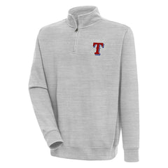 MLB Texas Rangers Antigua Victory Quarter-Zip Pullover Top