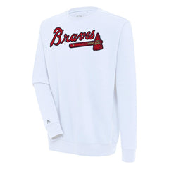 MLB Atlanta Braves Antigua Victory Pullover Sweatshirt