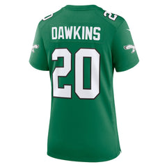 Brian Dawkins Women's Alternate Game Jersey - Philadelphia Eagles