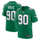 Mike Golic Retired Player Alternate Game Jersey - Philadelphia Eagles