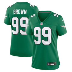 Jerome Brown Women's Alternate Game Jersey - Philadelphia Eagles