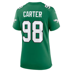 Jalen Carter Women's Alternate Game Jersey - Philadelphia Eagles