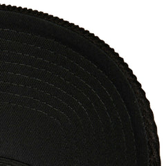NHL Black Pittsburgh Penguins Mitchell & Ness Times Up Classic Script Cord Trucker Adjustable Hat