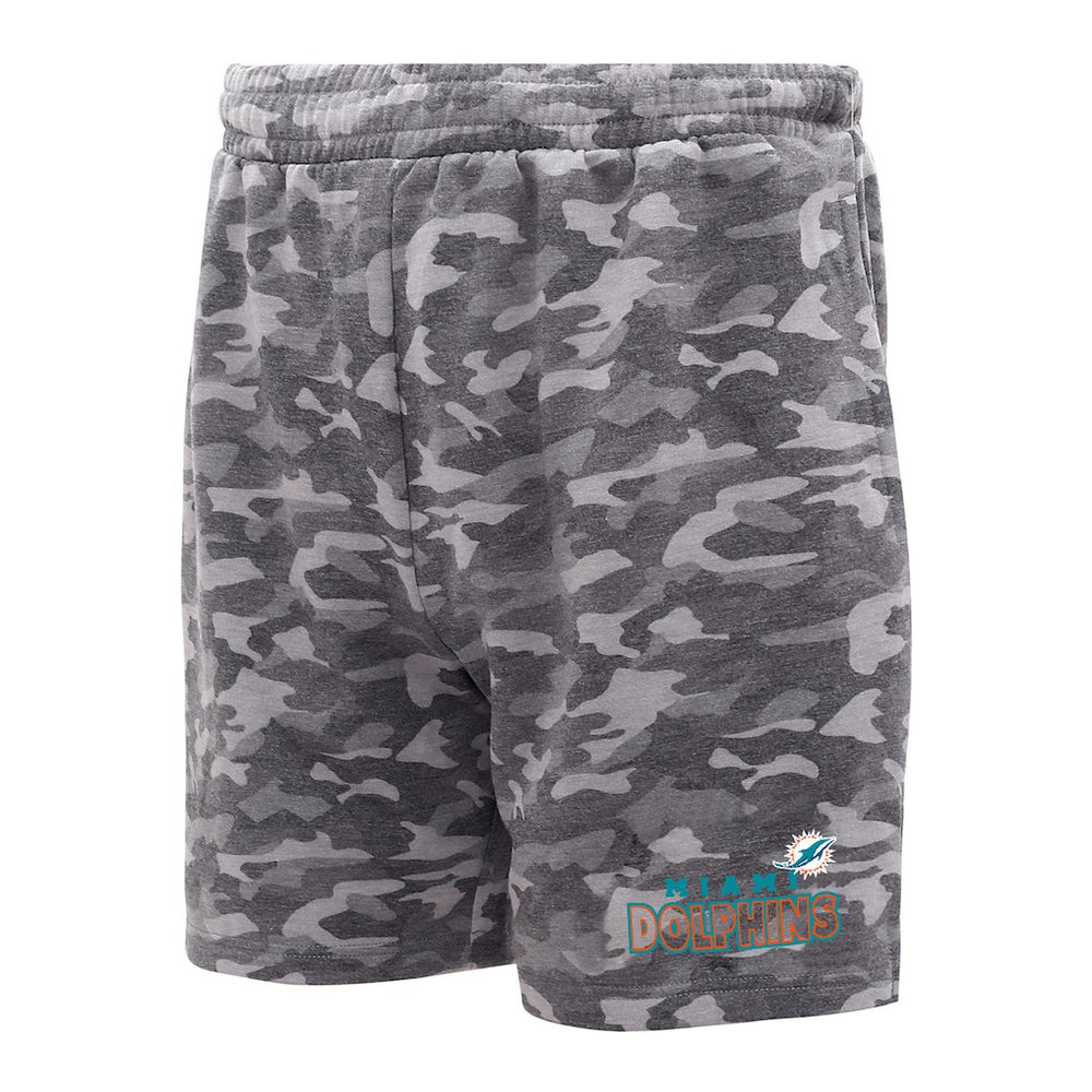 Concepts Sport Biscayne Camo Shorts - Miami Dolphins