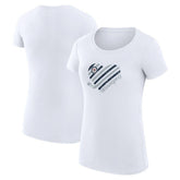 NHL White Winnipeg Jets G-III 4Her by Carl Banks Women's Super-Slim Fit Lightweight Heart T-Shirt