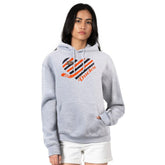 NHL Heather Gray Anaheim Ducks G-III 4Her by Carl Banks Women's Heart Pullover Hoodie