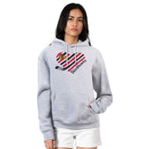 NHL Heather Gray Chicago Blackhawks G-III 4Her by Carl Banks Women's Heart Pullover Hoodie