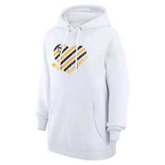 NHL White Pittsburgh Penguins G-III 4Her by Carl Banks Women's Heart Pullover Hoodie