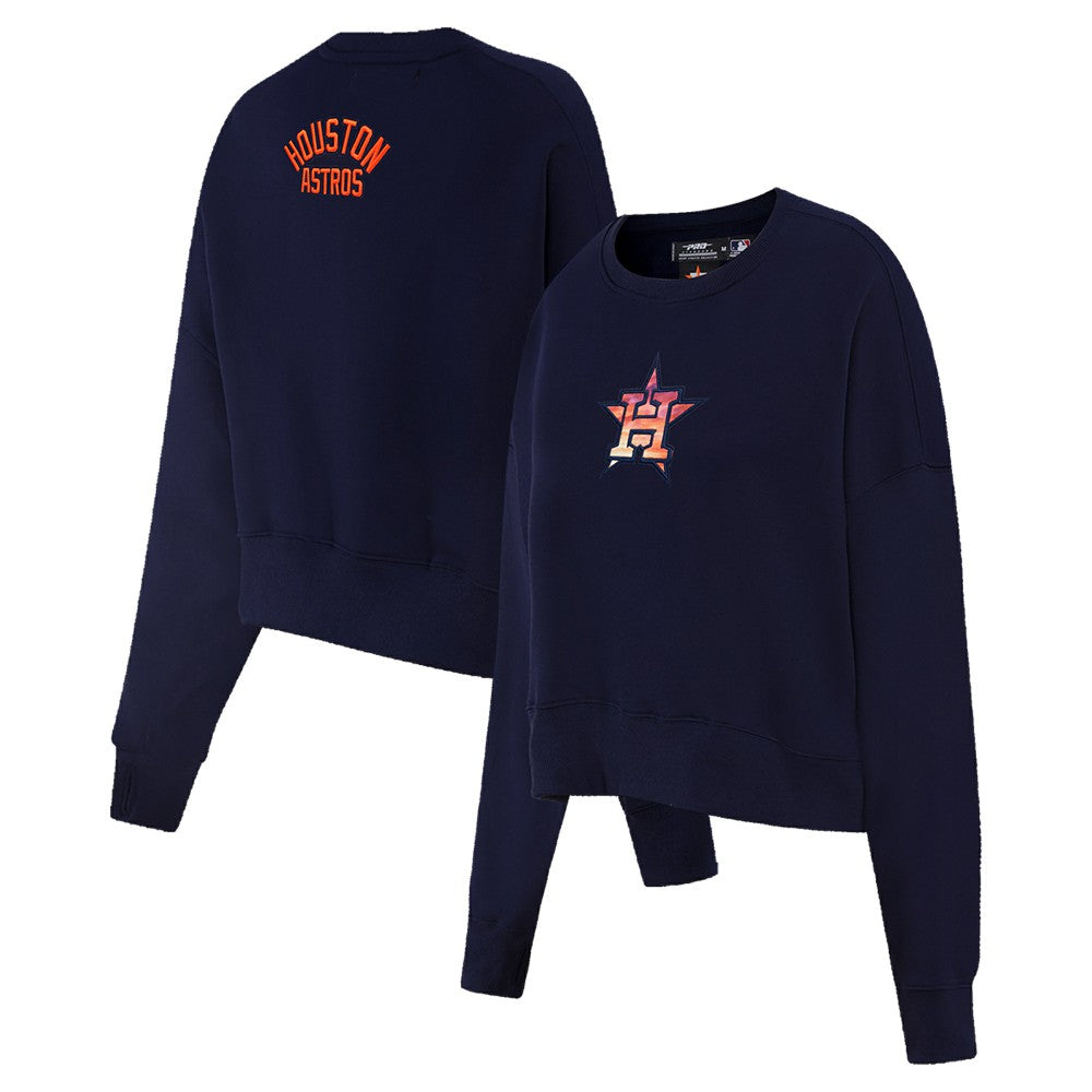 MLB Houston Astros Pro Standard Women's Painted Sky Pullover Sweatshirt