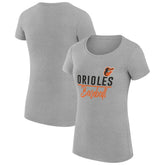 MLB Baltimore Orioles G-III 4Her by Carl Banks Women's Super-Slim Fit Lightweight Team Graphic T-Shirt