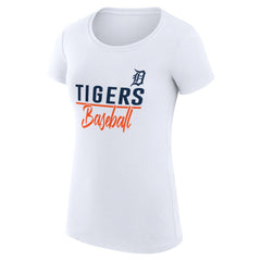 MLB Detroit Tigers G-III 4Her by Carl Banks Women's Super-Slim Fit Lightweight Team Graphic T-Shirt