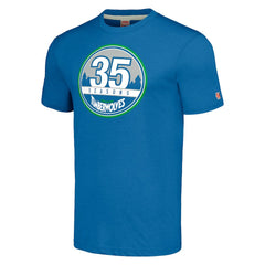 NBA Minnesota Timberwolves Homage Unisex 35th Anniversary Hardwood Classics 35 Seasons Tri-Blend T-Shirt