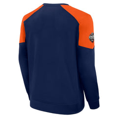 NHL Navy New York Islanders Fanatics 2024 NHL Stadium Series Authentic Pro Fleece Logo Pullover Sweatshirt