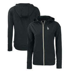 MLB Los Angeles Dodgers Cutter & Buck Women's Daybreak Eco Recycled Full-Zip Hoodie