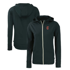 MLB Cleveland Guardians Cutter & Buck Women's Daybreak Eco Recycled Full-Zip Hoodie