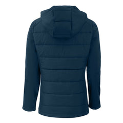 MLB Boston Red Sox Cutter & Buck Women's Evoke Hybrid Eco Softshell Recycled Full-Zip Hoodie Jacket